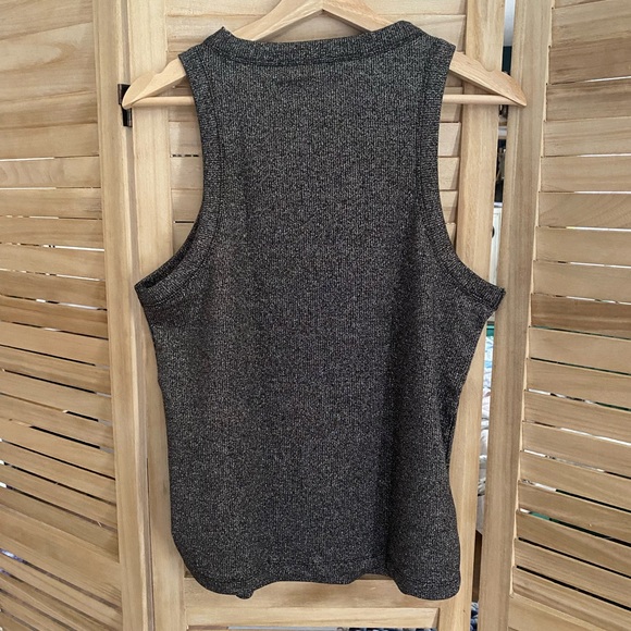 Metallic Ribbed Tank top - Picture 2 of 5